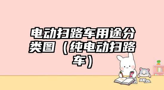 電動掃路車用途分類圖（純電動掃路車）