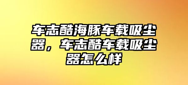 車志酷海豚車載吸塵器，車志酷車載吸塵器怎么樣