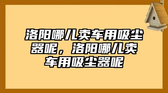 洛陽哪兒賣車用吸塵器呢，洛陽哪兒賣車用吸塵器呢