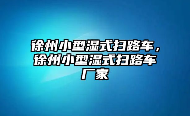 徐州小型濕式掃路車，徐州小型濕式掃路車廠家