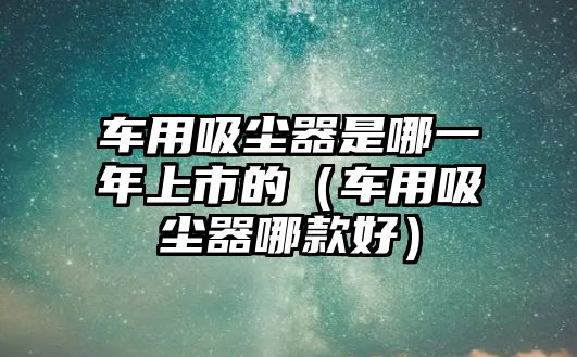 車用吸塵器是哪一年上市的（車用吸塵器哪款好）