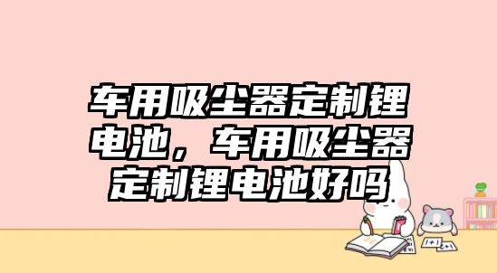車用吸塵器定制鋰電池，車用吸塵器定制鋰電池好嗎