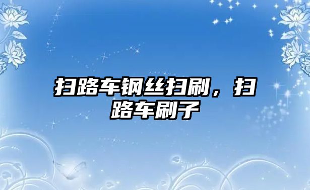 掃路車鋼絲掃刷，掃路車刷子