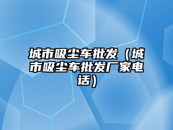 城市吸塵車批發（城市吸塵車批發廠家電話）