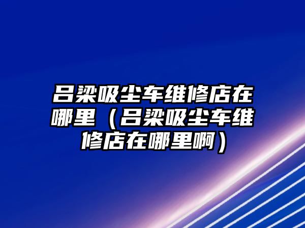 呂梁吸塵車維修店在哪里（呂梁吸塵車維修店在哪里啊）