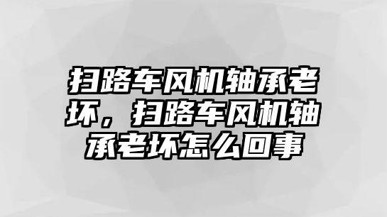 掃路車風機軸承老壞，掃路車風機軸承老壞怎么回事