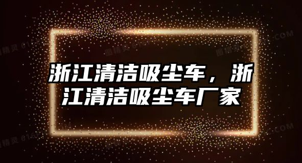 浙江清潔吸塵車，浙江清潔吸塵車廠家