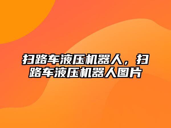 掃路車液壓機器人，掃路車液壓機器人圖片