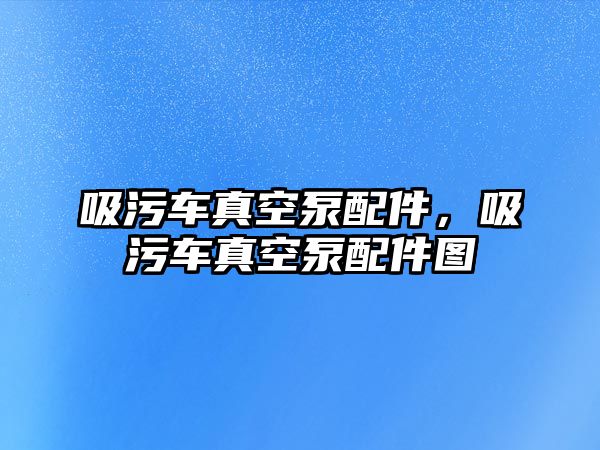 吸污車真空泵配件，吸污車真空泵配件圖