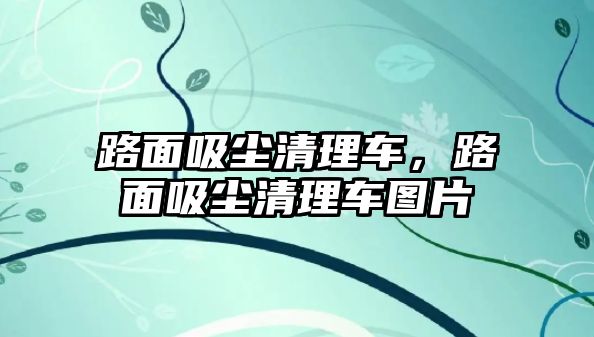 路面吸塵清理車，路面吸塵清理車圖片