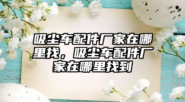 吸塵車配件廠家在哪里找，吸塵車配件廠家在哪里找到