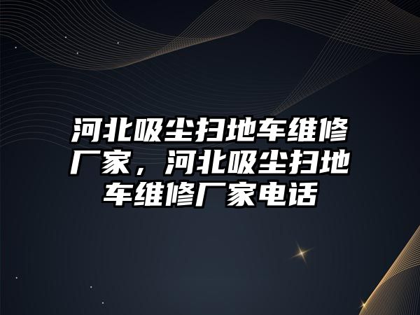 河北吸塵掃地車維修廠家，河北吸塵掃地車維修廠家電話