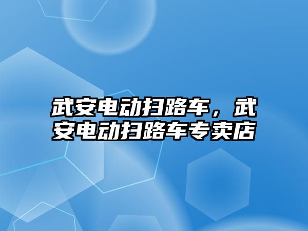 武安電動掃路車，武安電動掃路車專賣店