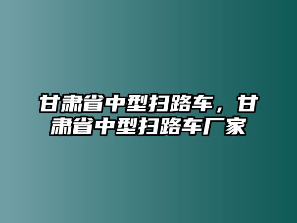 甘肅省中型掃路車，甘肅省中型掃路車廠家