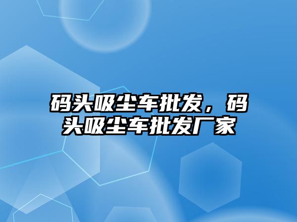 碼頭吸塵車批發，碼頭吸塵車批發廠家