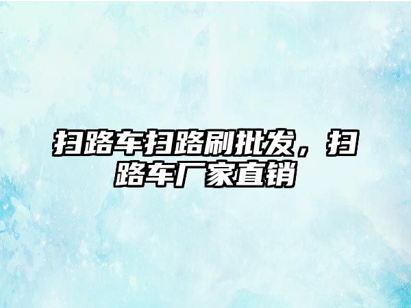 掃路車掃路刷批發，掃路車廠家直銷