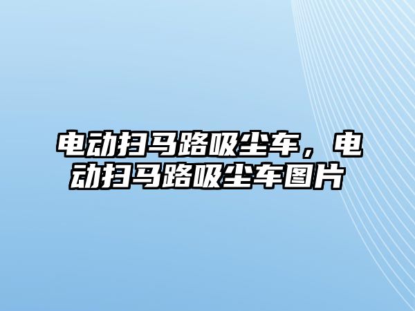 電動掃馬路吸塵車，電動掃馬路吸塵車圖片