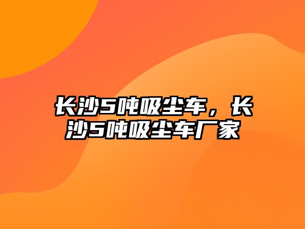 長沙5噸吸塵車，長沙5噸吸塵車廠家