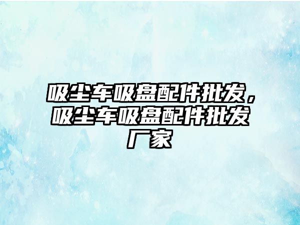 吸塵車吸盤配件批發，吸塵車吸盤配件批發廠家