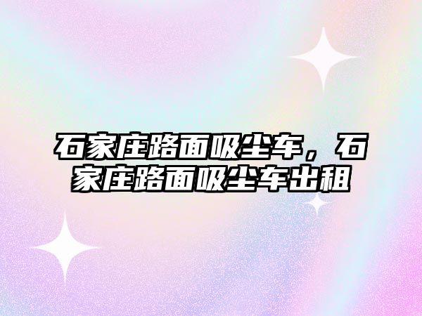 石家莊路面吸塵車，石家莊路面吸塵車出租