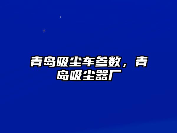 青島吸塵車參數，青島吸塵器廠