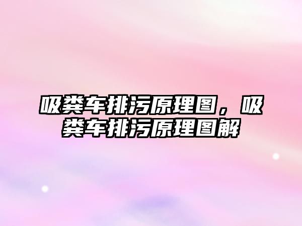 吸糞車排污原理圖，吸糞車排污原理圖解