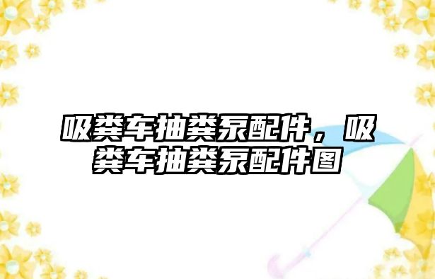 吸糞車抽糞泵配件，吸糞車抽糞泵配件圖