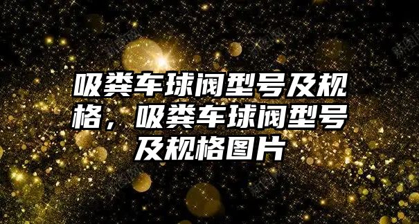 吸糞車球閥型號及規格，吸糞車球閥型號及規格圖片