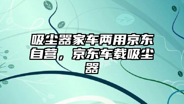 吸塵器家車兩用京東自營，京東車載吸塵器